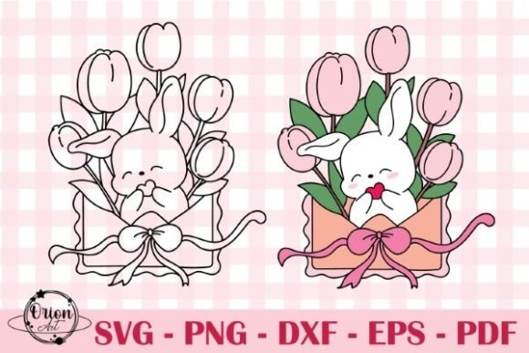 Download Cute Bunny SVG PNG Sublimation Clipart - Cute bunny svg Collection