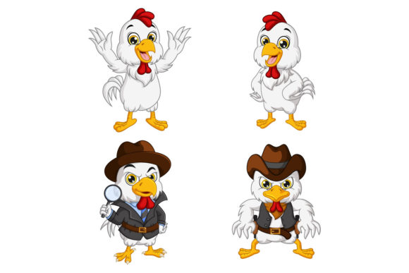 Download Cute Little Chicken Cartoon Collection - Collection Collection