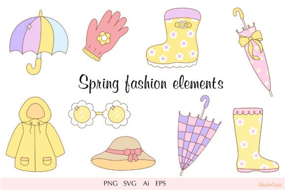 Download Spring Rainy Day Accessories Collection - Collection Collection