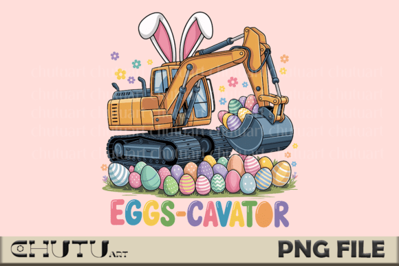 Download Eggs-Cavator - Easter Excavator PNG - Premium Resources